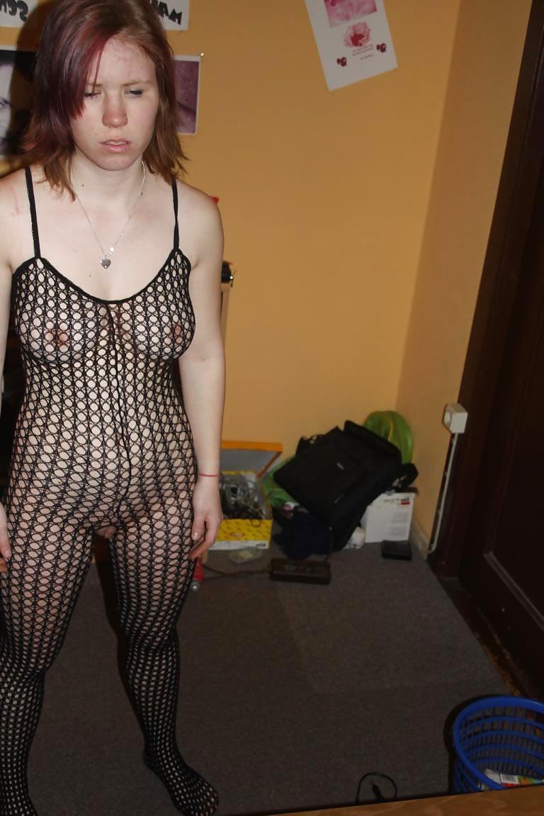 25P Fat  Nylon Catsuite Girl
