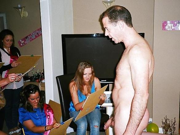 16P Women and cock 11 - Real CFNM  party (art class)