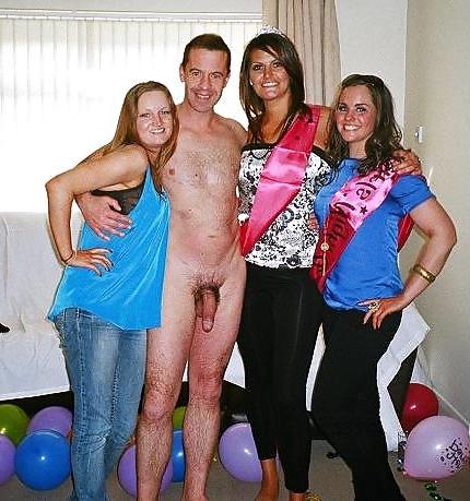 16P Women and cock 11 - Real CFNM  party (art class)