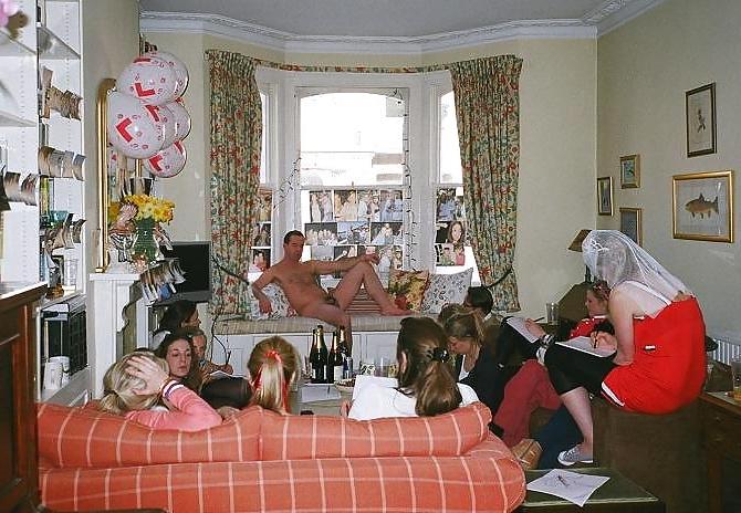 16P Women and cock 11 - Real CFNM  party (art class)