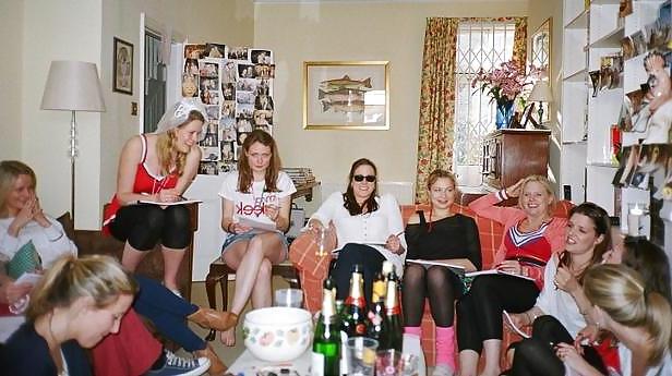 16P Women and cock 11 - Real CFNM  party (art class)