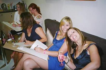 16P Women and cock 11 - Real CFNM  party (art class)