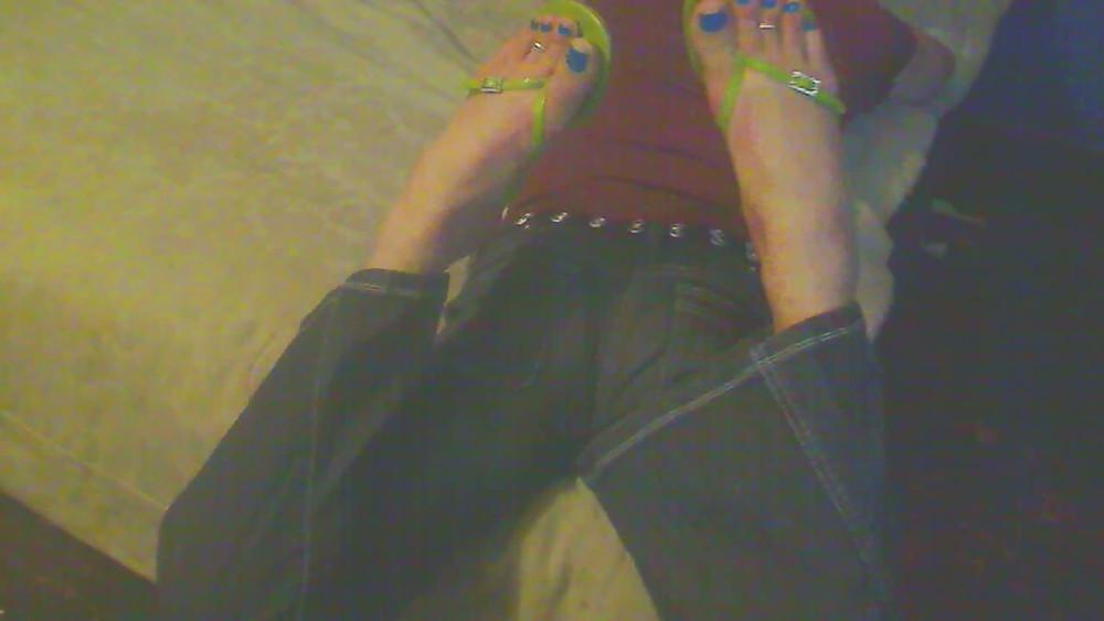25P Teasing in jeans n shoes. then the ace of spades