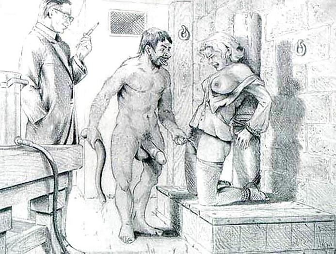 25P Thematic Drawn Porn Art 10 - BDSM (1)