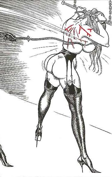 25P Thematic Drawn Porn Art 10 - BDSM (1)