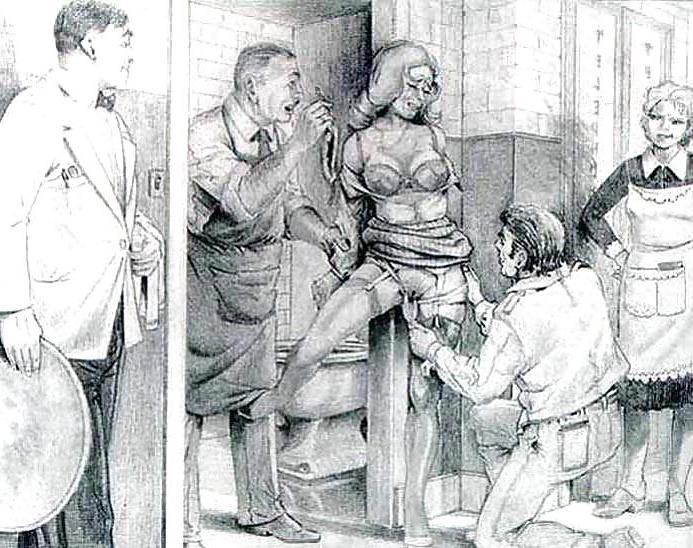 25P Thematic Drawn Porn Art 10 - BDSM (1)