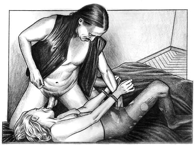 25P Thematic Drawn Porn Art 10 - BDSM (1)