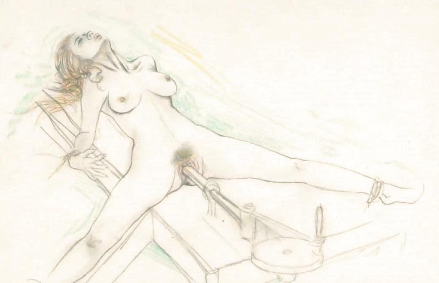 25P Thematic Drawn Porn Art 10 - BDSM (1)