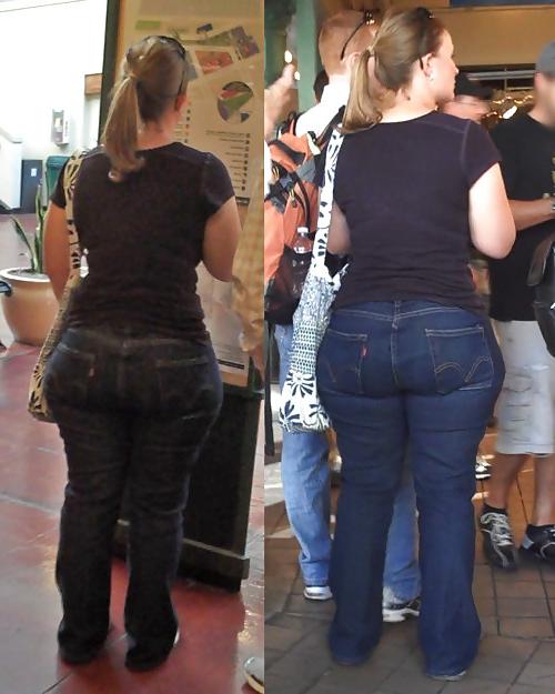 25P ASSES IN JEANS