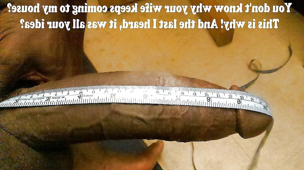 25P BBC Big Black Cock on White Women Captions 2
