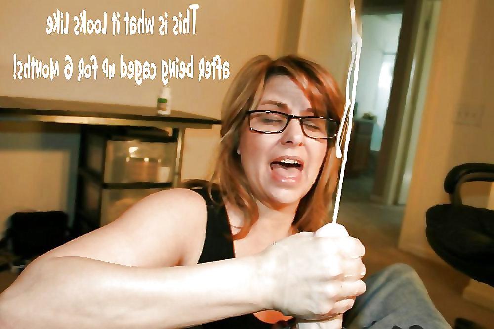 25P BBC Big Black Cock on White Women Captions 2