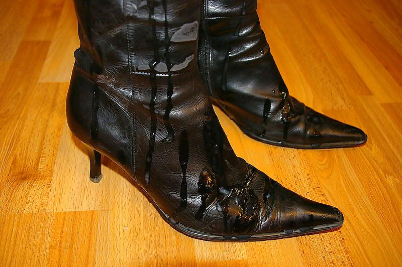 5P Jeans, Stiefel, Sperma
