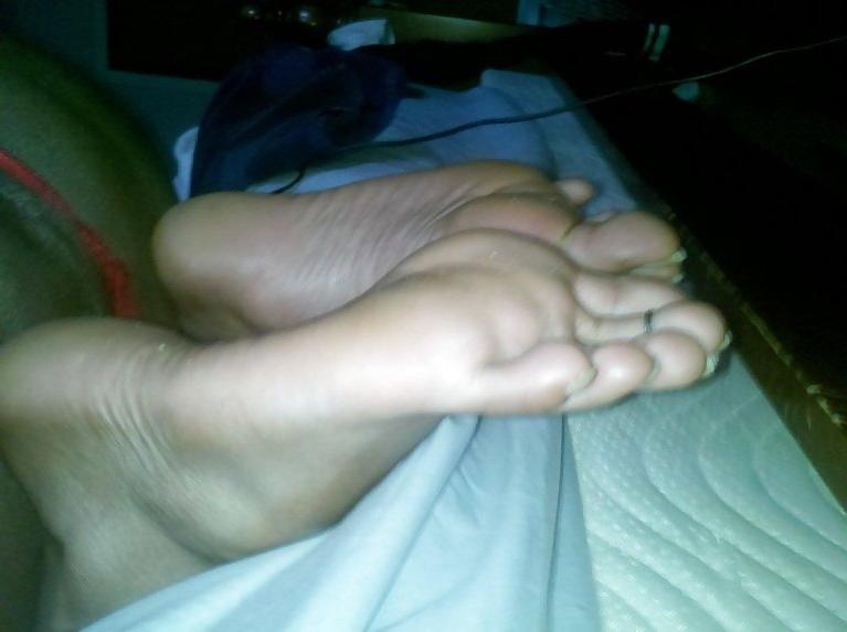 13P Red Thong and Sexy Feet 
