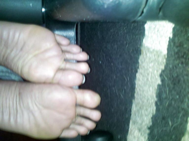 13P Red Thong and Sexy Feet 