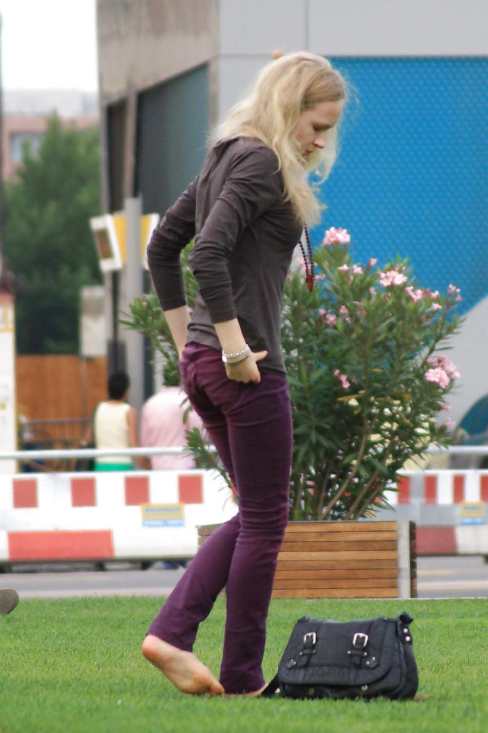 12P Blonde skinny teens in tight jeans