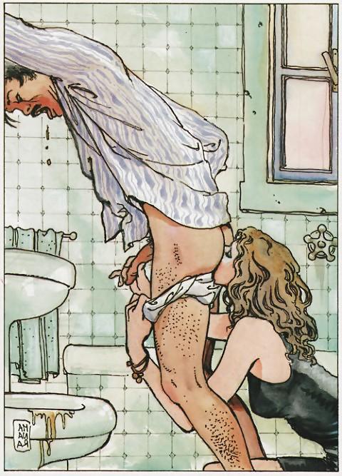 25P Erotic Comic Art 2 - MANARA (2) - Mixed Pics