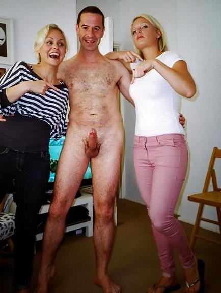 14P Woemn and cock 5 -Real private cfnm art party CFNM) 