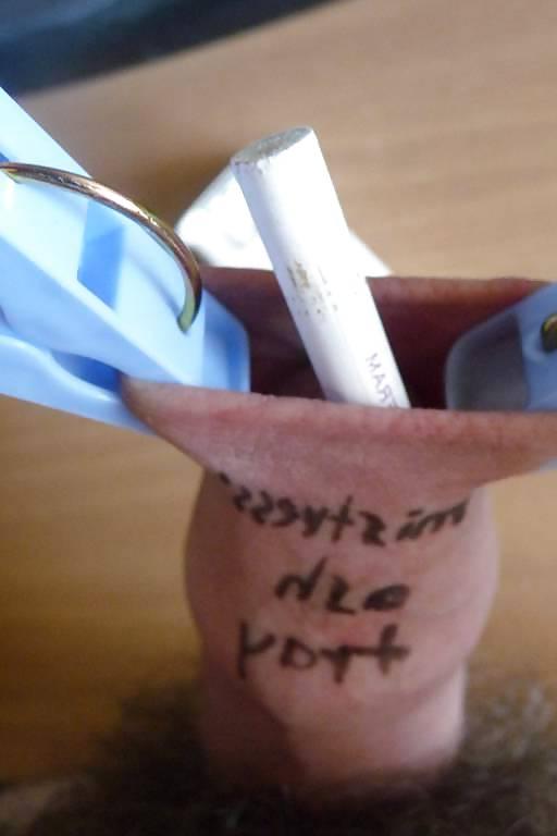 13P My cock is Mistress' ash tray