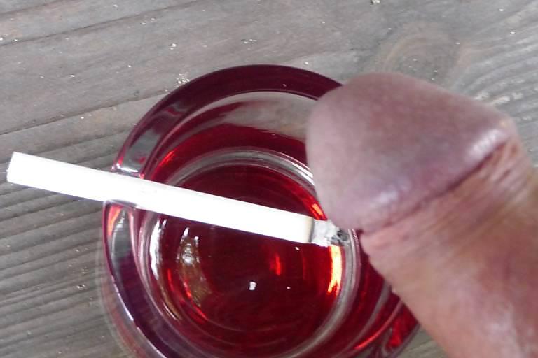 13P My cock is Mistress' ash tray