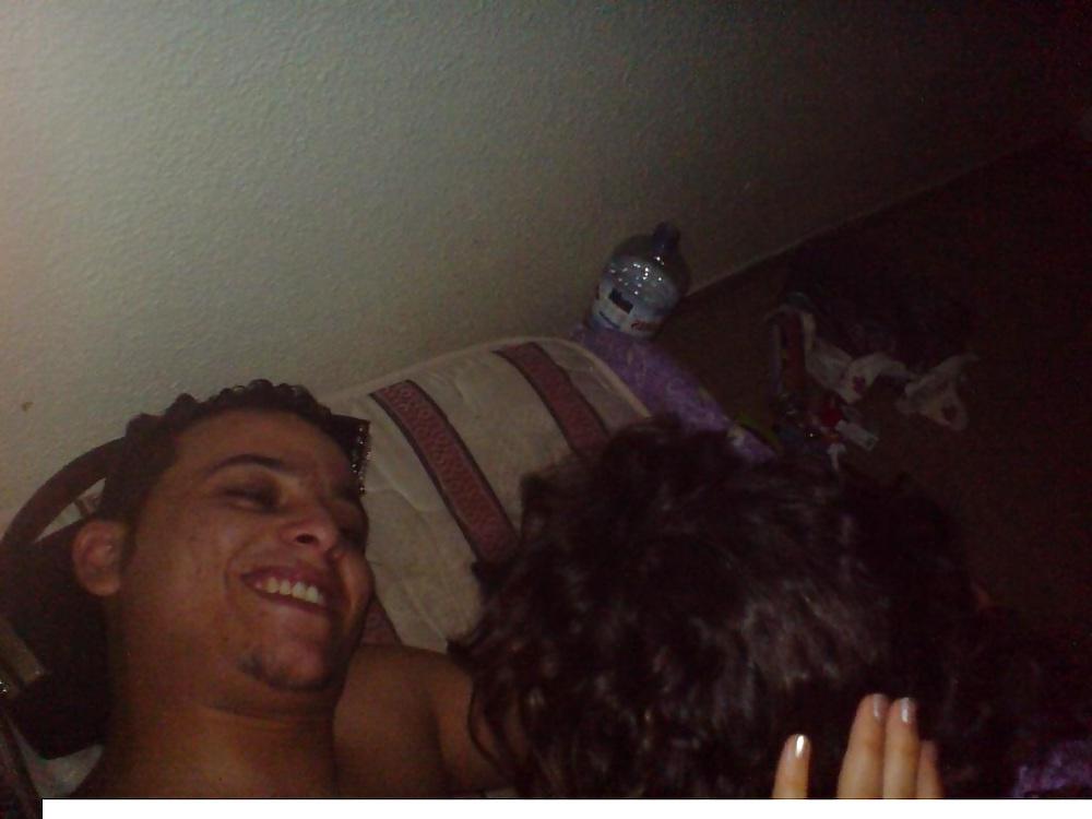 10P Me and my arab gf  amina omri and me in the birthday for me