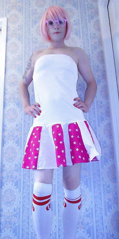13P Tranny Pretty Kitty Cheerleader sexy POV shots