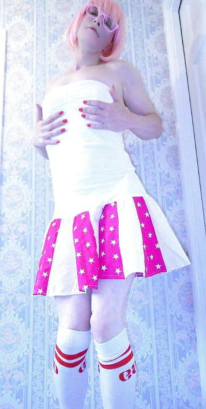 13P Tranny Pretty Kitty Cheerleader sexy POV shots