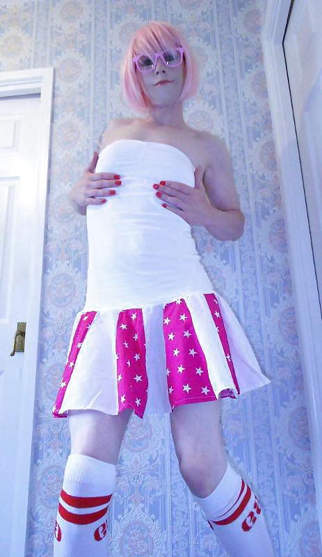 13P Tranny Pretty Kitty Cheerleader sexy POV shots