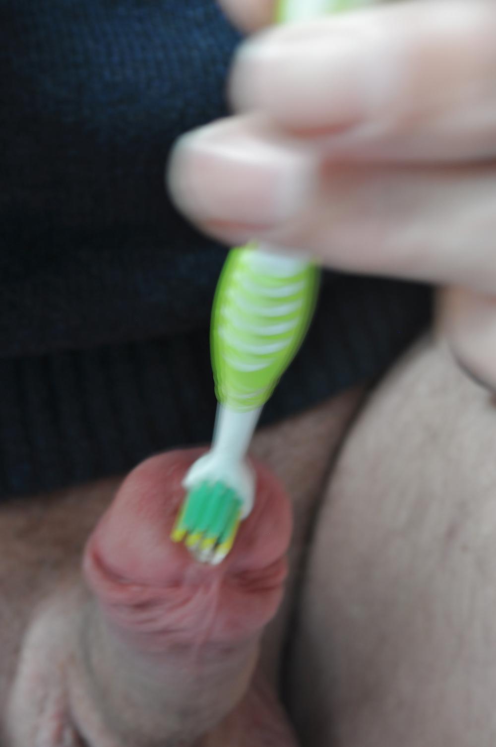 14P Urethra play toothbrush head and cock rings