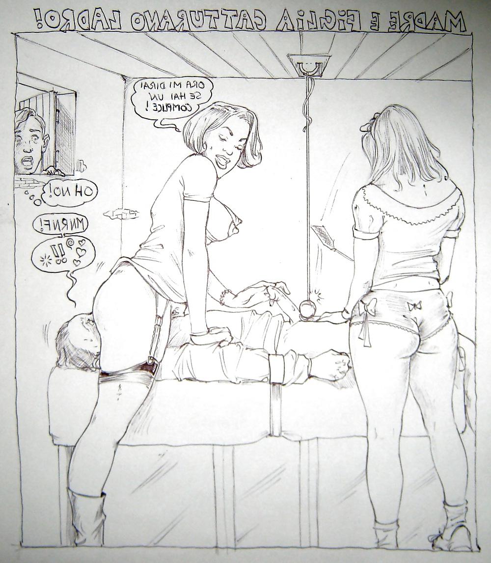 10P Femdom art works