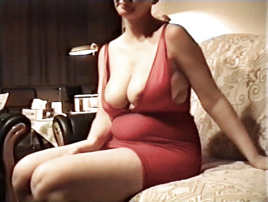 12P SAG - Big Udders Red Hot Monokini & Hot Legs In Miniskirt 17
