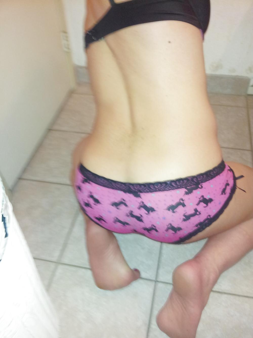 25P Purple Thong 