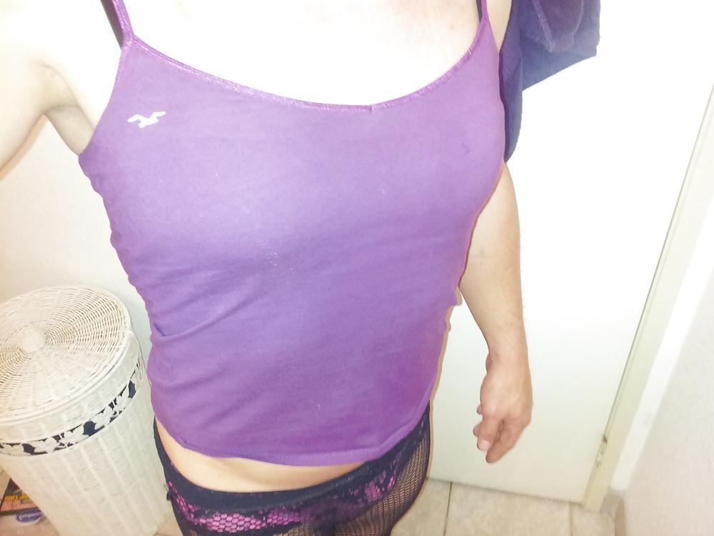 25P Purple Thong 