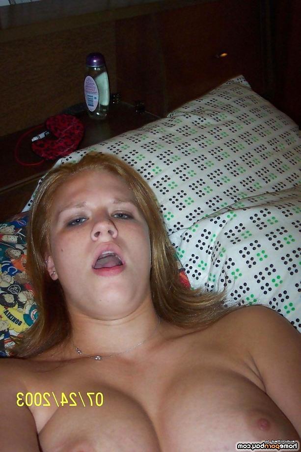 25P Red haired teen smiling