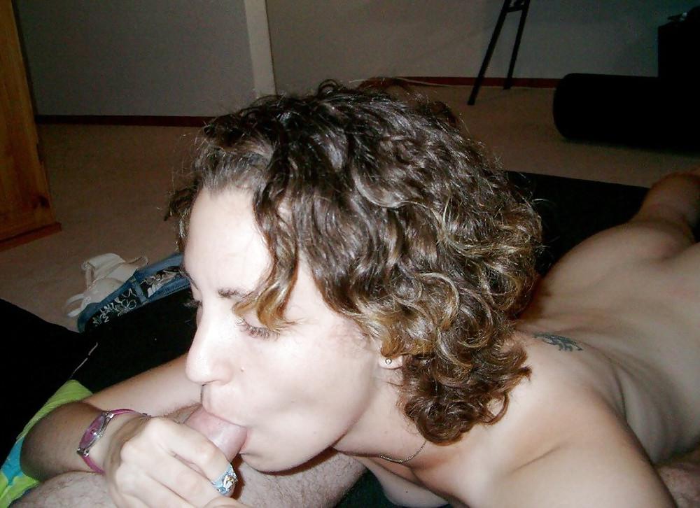 10P Curly Hair Teen Sucking