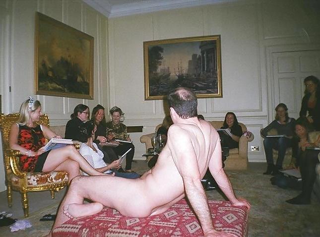 15P Women and cock 8 - More from a real private cfnm art