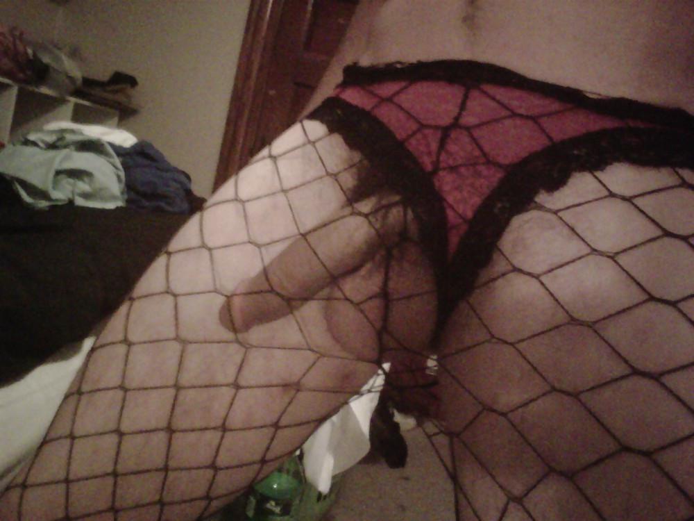 18P Sexxxy fishnets an thong.....ninja