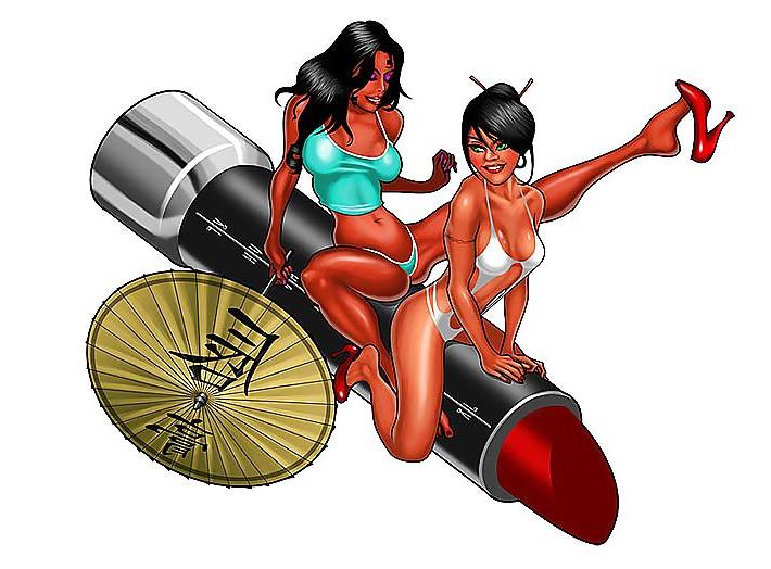 23P Sexy Black Women... Fantasy Babes 45
