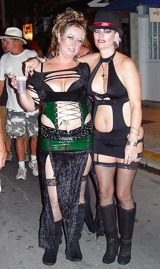 14P Some women at fantasy fest.