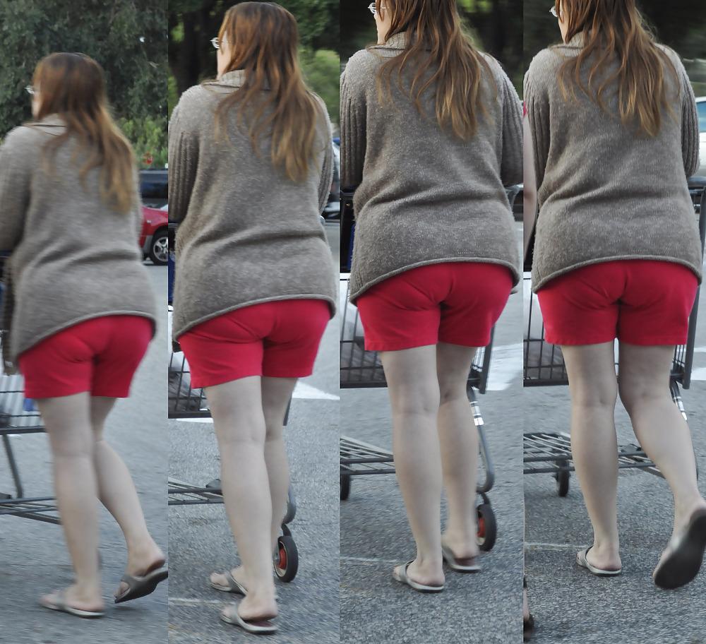 19P Fat Asses In Jeans - Public Creepin