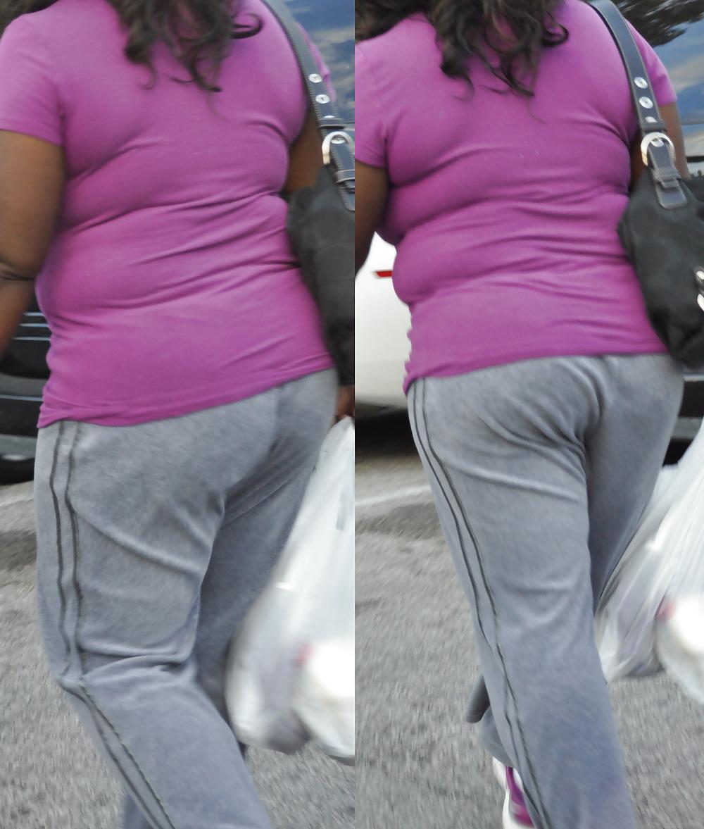 19P Fat Asses In Jeans - Public Creepin
