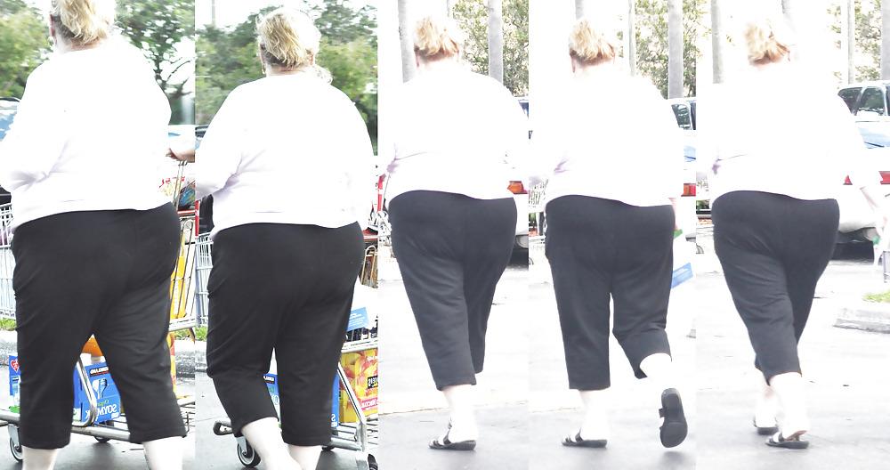 19P Fat Asses In Jeans - Public Creepin