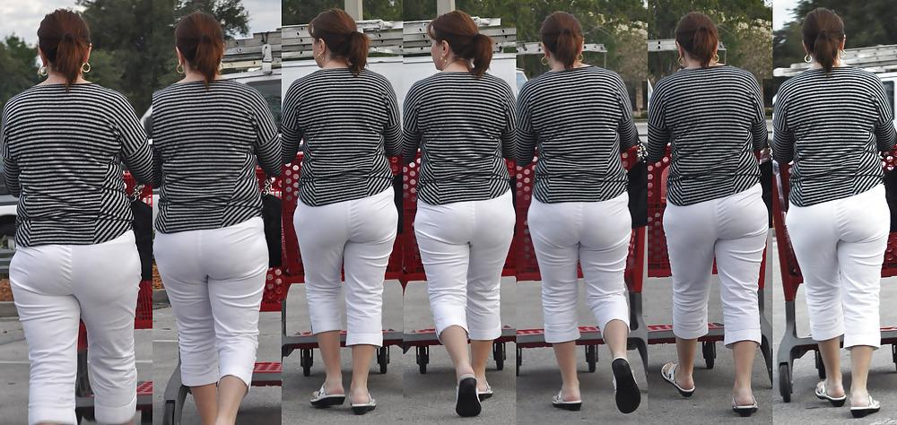 19P Fat Asses In Jeans - Public Creepin