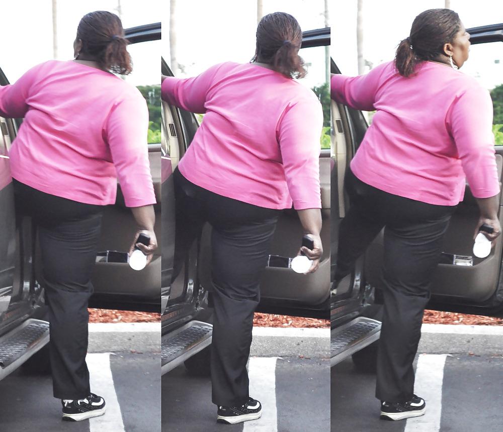 19P Fat Asses In Jeans - Public Creepin