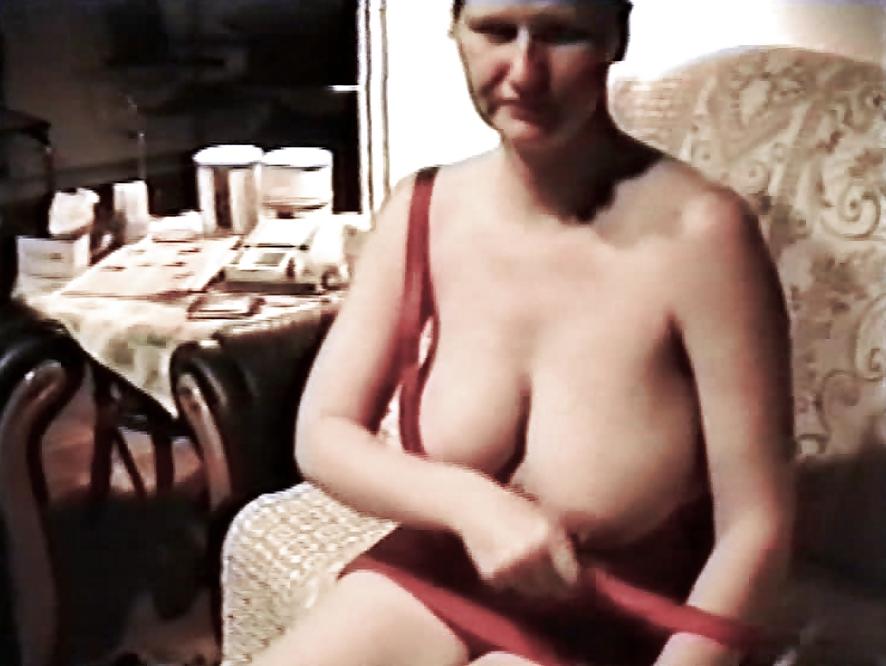 10P SAG - Big Udders Red Hot Monokini & Hot Legs In Miniskirt 06