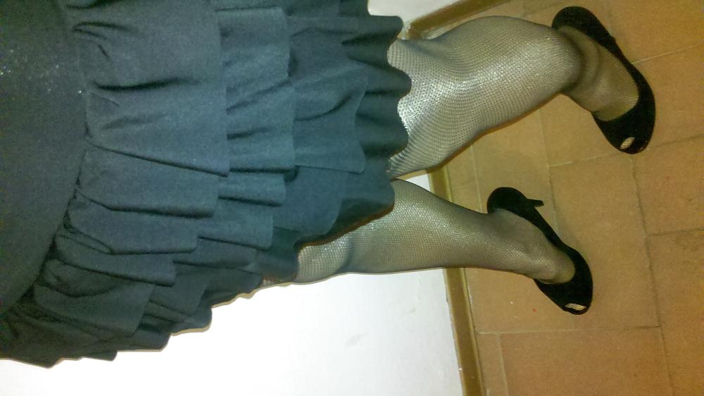 25P Miniskirt and new shoes