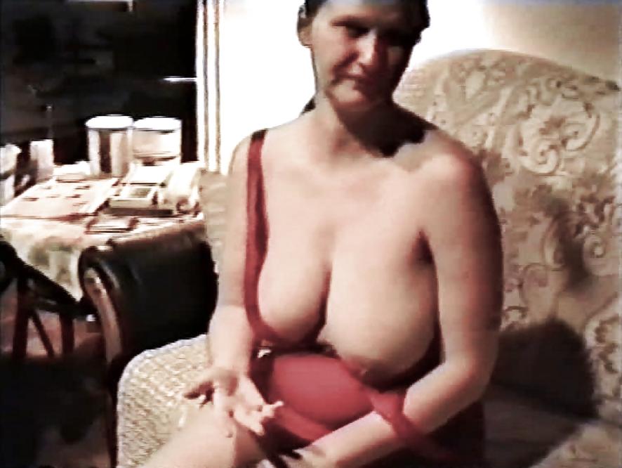 10P SAG - Big Udders Red Hot Monokini & Hot Legs In Miniskirt 12
