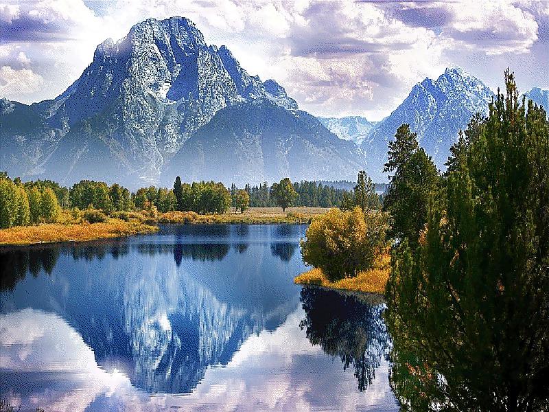 22P Mirror in the water.