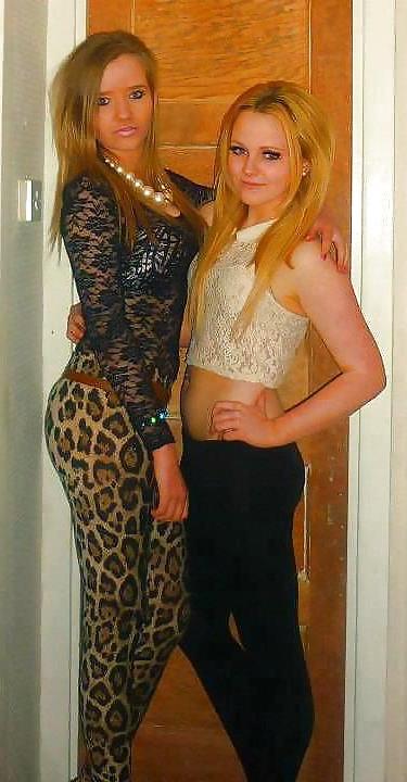 25P Sluts in tight pants!