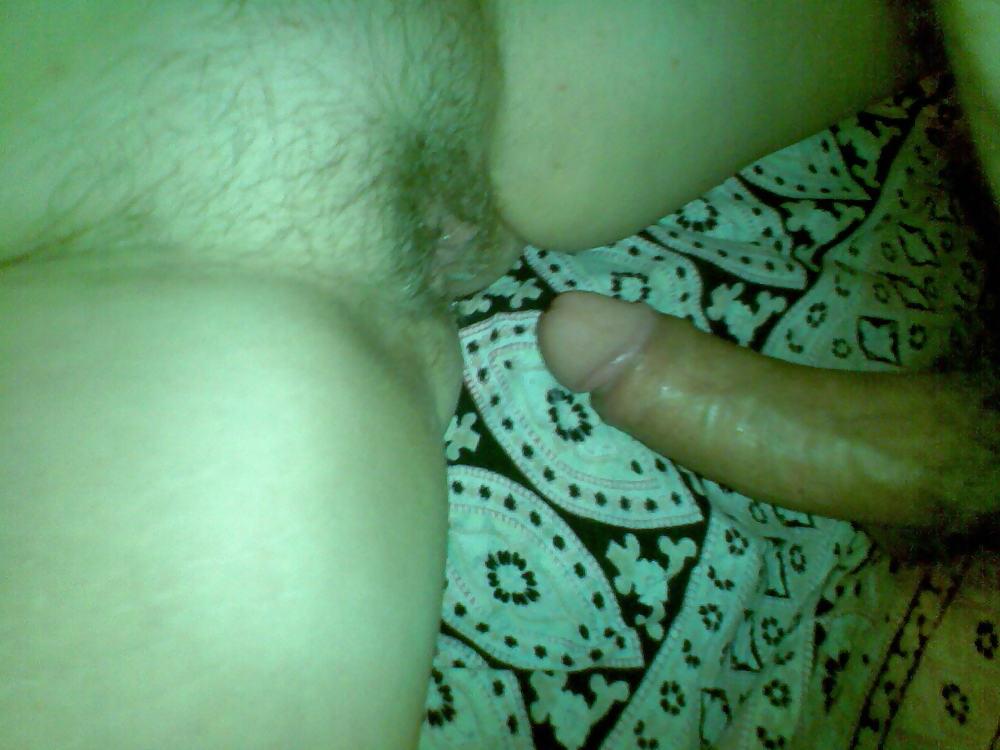 9P Wife's hairy fat pussy fucked