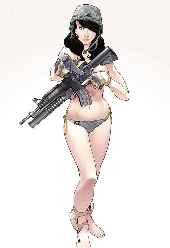 10P Army Slut - Art